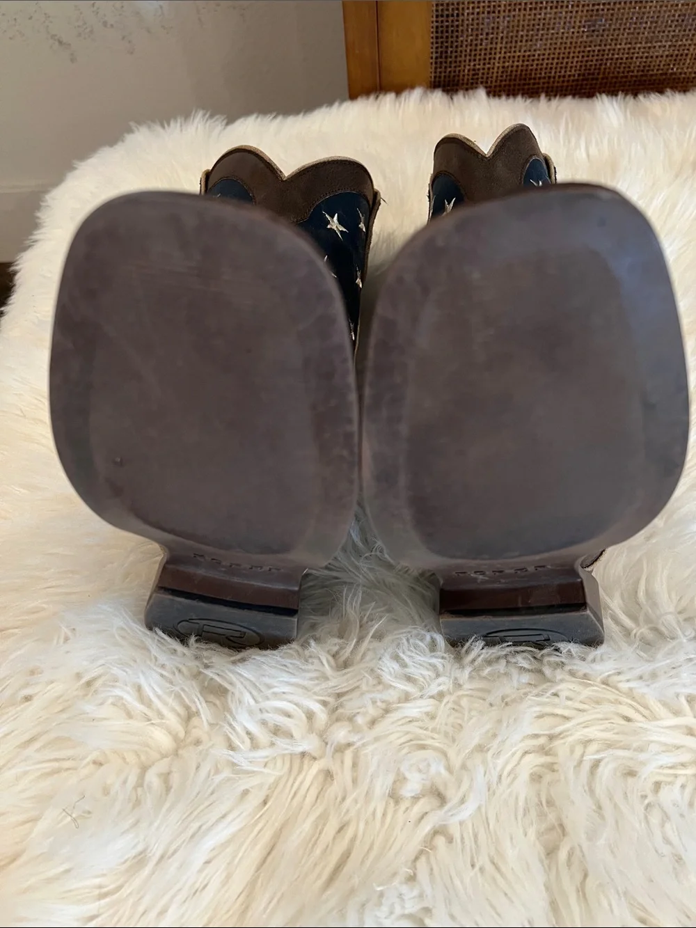 Roper Big Kids Square Toe American Patriot Boots